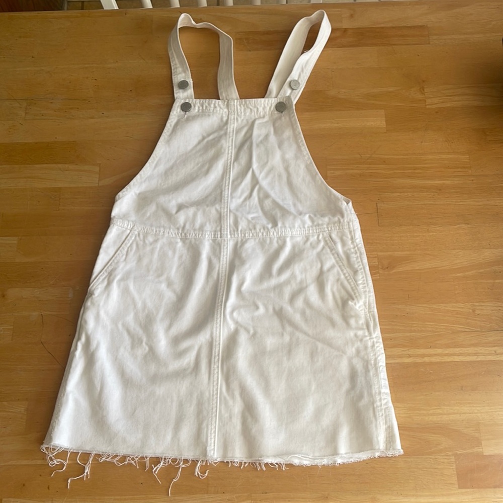 Denim overalls/skirtall dress